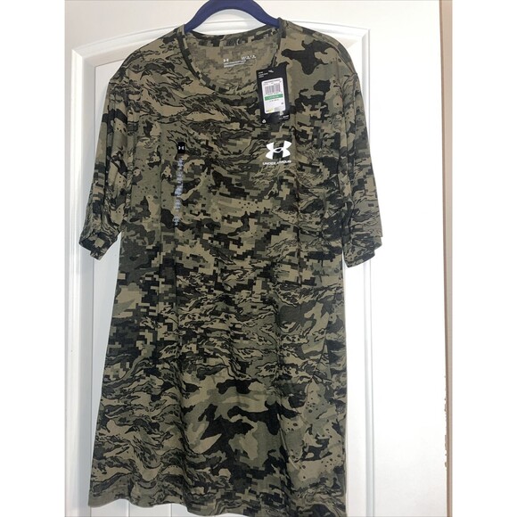 Under Armour Other - Under Armour Men's Freedom Camo T-Shirt short sleeve Green Size large new